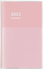 コクヨ ジブン手帳 mini 2023 DIARY 手帳 B6 スリム ピンク ニ-JCMD1P-23 2022年 11月始まり