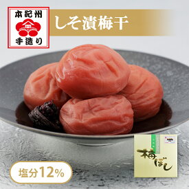 岡畑農園 庭園梅しそ漬 500g（粒2L/約30粒）＜しそ梅/塩分12％＞