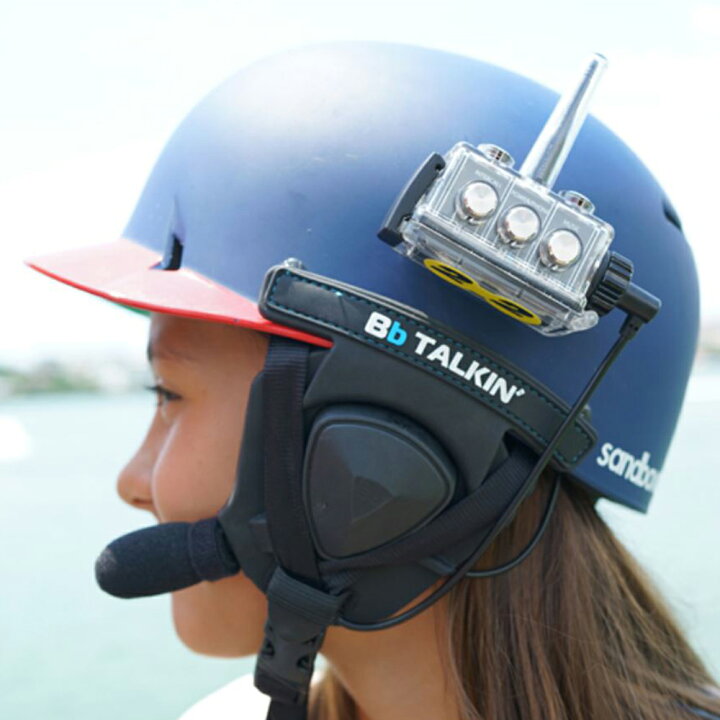 楽天市場】ヘルメットパッドヘッドセット【Bb TALKIN