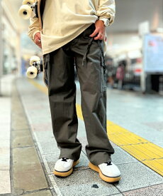 日本製 サスペンダー ワーク パンツ メンズ レディース ユニセックス 大きめ 大きい ゆったり カジュアル ヴィンテージ 古着風 生地 ボトム 美脚 脚長効果 細見え