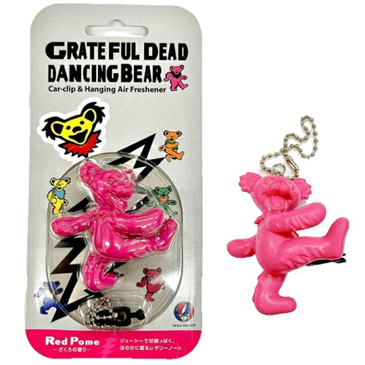 楽天市場】DANCING BEAR 車 キーホルダー 芳香剤 GRATEFU LDEAD CAR 