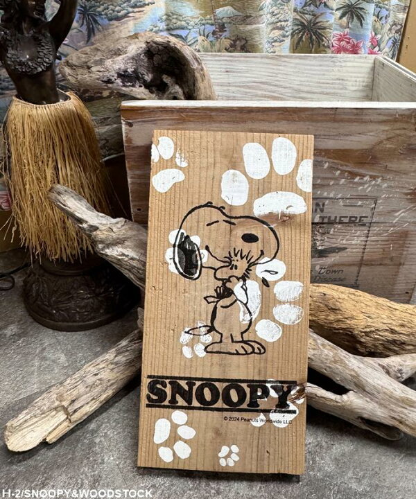 楽天市場】オリジナルのSNOOPYヴィンテージウッドボード スヌーピー 