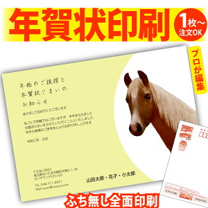 【1枚からOK!フチなし全面印刷】年賀状じまい「ありきたりな年賀状は、もう卒業!」 特別な一枚で印象に残る新年のご挨拶を。 ◎端までキレイ!おしゃれな全面印刷 ◎必要な分だけ