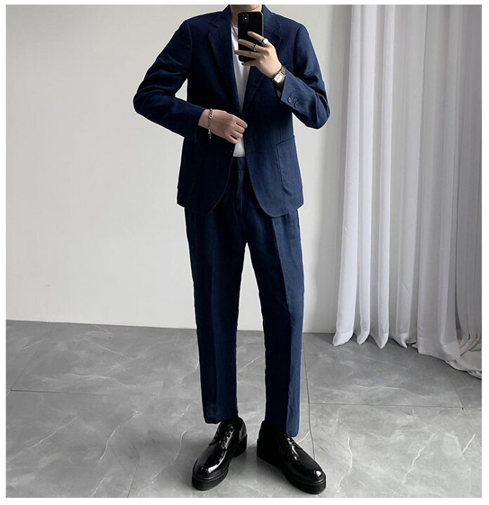 楽天市場 リネン セットアップ スーツ メンズ 夏 スーツ メンズ セットアップスーツ メンズ スラックス スーツ メンズ 夏 ベージュ 春 セットアップスーツ 細身 細身 おしゃれ カジュアルスーツ Onemaxファッション