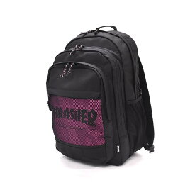 3層式リュックサック THRASHER School Series バックパック 33L スラッシャー リュック リュックサック ブラック 黒リュック 鞄 大容量 大きい 3ROOM 仕分け 撥水 デオドランド 防臭 万能 機能的 大容量 容量多め