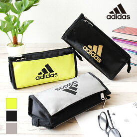 週末限定10%OFFクーポン配布 アディダス adidas 大容量 ペンケース ペンポーチ マルチポーチ 旅行 使いやすい スポーティー スポーツ 撥水 軽量 おしゃれ オススメ かっこいい ギフト プレゼント スポーツブランド ロゴ ワンポイント スポーティー バッグ 大きめ