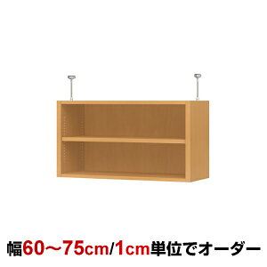 オーダーオフィスラック専用 天井つっぱり棚 type41 幅60〜75cm