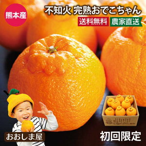 みかん 不知火 完熟 おでこちゃん 2kg【初回限定】(ご自宅用お試し ご注文者様のみにお届け) 家庭用 デコポン でこぽん フルーツ 果物 大嶌屋(おおしまや)