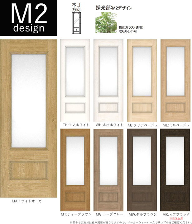 楽天市場】大建工業 ハピア 片開きドア本体【M2デザイン】ハンドル・丁  