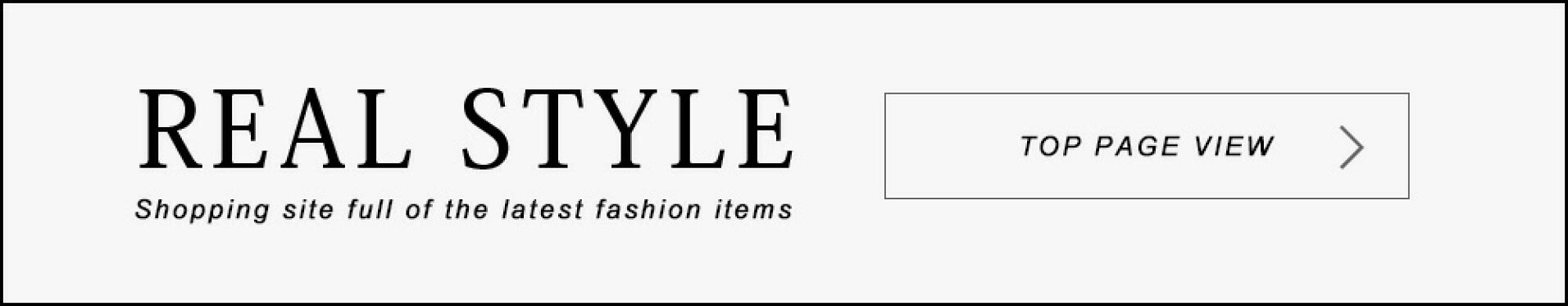 【楽天市場】REAL STYLE(リアルスタイル)：カジュアルからモードまで。欲しいがきっと見つかる!オンラインセレクトショップ。