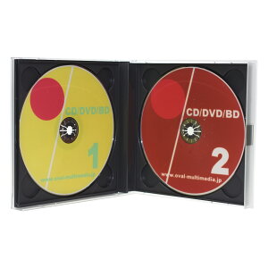 { 17mm̋MdȃP[X CD DVDfBXN2[2d DUOP[X ubN 1