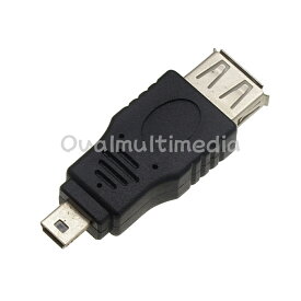 USB-Aメス miniBオス コネクタ