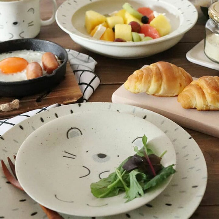 楽天市場】【取寄品】 MoguMoguLunch プレートペア ＜ハリネズミ＞中皿 
