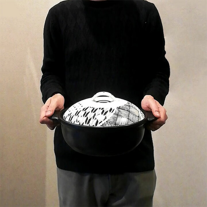 楽天市場】【クーポン配布中】【取寄品】 日本の伝統模様 komon IH 8号土鍋IH対応 8号鍋 8号サイズ 卓上鍋 IH土鍋 IH鍋 食卓鍋 お鍋 おしゃれ 和モダン 和風 和柄 市松柄 市松模様 格子模様 ギフト プレゼント お祝い 結婚祝い 母の日 萬古焼 万古焼 陶器 日本製 ...