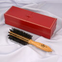 【公式】G.B.KENT 100%ハンドメイド ハーフロールヘアブラシ LHS7 英国王室御用達 高級豚毛