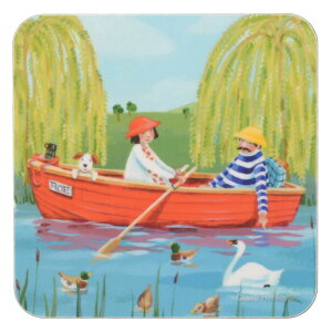 Emma Ball p R[X^[ [10cm×10cm]  CeAG Lb`G  킢  v[g Mtg@Boating on the Pond EBCW051