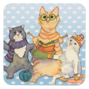 Emma Ball p R[X^[ [10cm×10cm]  CeAG Lb`G  킢  v[g Mtg ˂ lR L@Knitting Kitten EBCW055