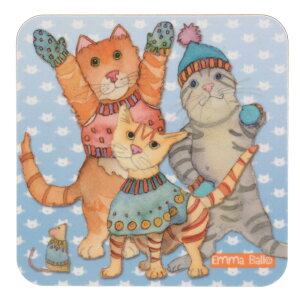 Emma Ball p R[X^[ [10cm×10cm]  CeAG Lb`G  킢  v[g Mtg ˂ lR L@Three Kittens EBCW056