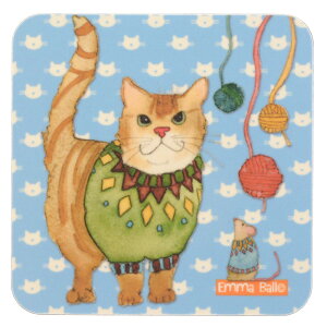 Emma Ball p R[X^[ [10cm×10cm]  CeAG Lb`G  킢  v[g Mtg ˂ lR L@Kitten and Mousie EBCW058