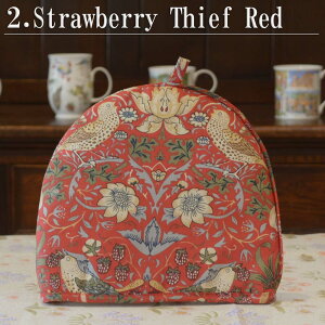 Le Chateau p EBAX Strawberry Thief Red D_ eB[RW[ Tea Cosy 2cupp I[vgbveB[RW[ eB[R[[ eB[|bg Jo[ CMX Rbg 킢 