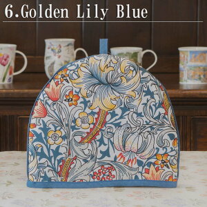 Le Chateau p EBAX T_[\ Golden Lily Blue S[f[u[ eB[RW[ Tea Cosy 2cupp ~j eB[R[[ eB[|bg Jo[ CMX Rbg 킢 