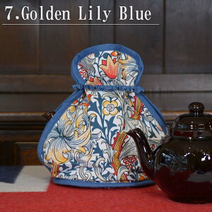 Le Chateau p EBAX T_[\ Golden Lily Blue S[f[u[ eB[RW[ Tea Cosy 4cup 6cupp I[vgbv eB[R[[ eB[|bg Jo[ CMX Rbg 
