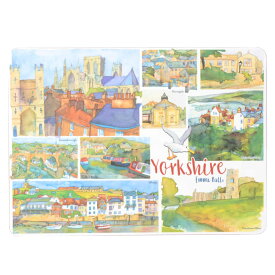 Emma Ball 英国製 ティーマット ハードティーマット 撥水 (29×21.5cm) アルパカ アンゴラ ミニプレイスマットミニランチョンマット プレースマット ハード プレイスマット テーブルマット ランチマット マット かわいい おしゃれ プレゼント ギフト Yorkshire EBTM75