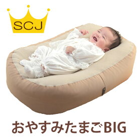 『 おやすみたまご BIG 』Cカーブ授乳ベッド(赤ちゃん お昼寝クッション ベッド サポート クッション 洗える 寝かしつけ ねんね 便利グッズ 授乳 用品 6か月以上 コンパクト 上質 おしゃれ ママ 産後 出産祝い プレゼント 贈り物 ギフト 家族 ひよこクラブ 赤ちゃんとママ)
