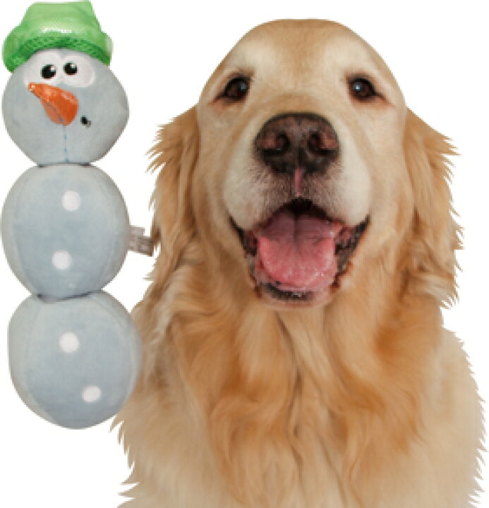 楽天市場 連結雪だるまクン 犬用ぬいぐるみおもちゃ あす楽対応 アイアンバロン