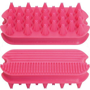 ラバーブラシ ダブル【犬用ブラシ・長毛も短毛も】<あす楽対応>