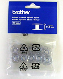 【マラソン限定クーポン有！】ブラザー 家庭用ボビン 10個入り 高さ11.5mm（樹脂） B101