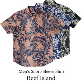 アロハシャツ メンズ アロハシャツ Reef Island 半袖/P2022227