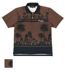 アロハシャツ メンズ Men's Print-Polo Shirt/PAIKAJI golf 半袖/PM2741035
