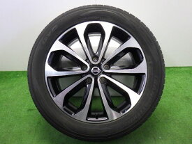 ★デュアリス アーバンブラックレザー2 KNJ10★1本 215/55R18 日産 純正 アルミ 114.3 5H 18インチ 6.5J +40 中古 タイヤ ホイール