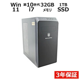 【ポイント20倍】その他 GALLERIA XA7C-G60S 中古パソコン デスクトップ ミドルタワー Windows 11 Pro Core i7 中古PC パソコレ 3年保証 ポイント10-20倍