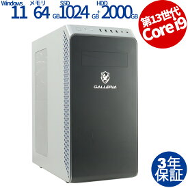 その他 GALLERIA ZA9C-R47 中古パソコン デスクトップ ミドルタワー Windows 11 Pro Core i9 中古 3年保証 ポイント10-20倍
