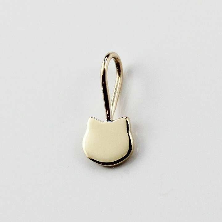 楽天市場】ネコ ペンダントトップ【日本製 18金 華奢ペンダントトップ 