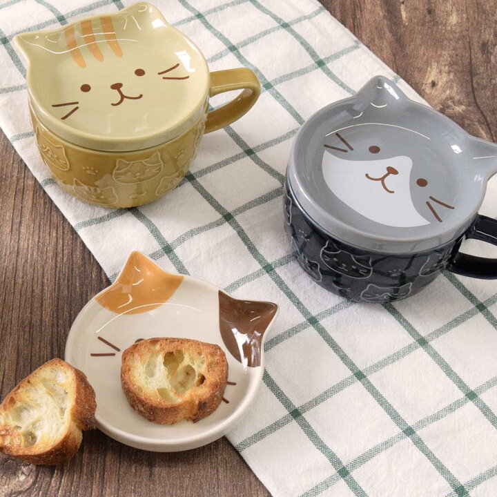 楽天市場 Fukufukunyanko フェイスふた付きマグカップ Fuku Fuku Nyanko Online Shop