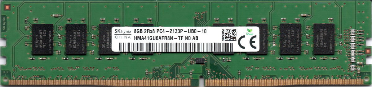 楽天市場】【ポイント2倍】SK hynix PC4-17000U (DDR4-2133) 8GB 2Rx8 