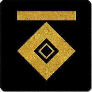 【送料無料】家紋シール 一柳釘抜き 丸型 or 四角 KS-5811