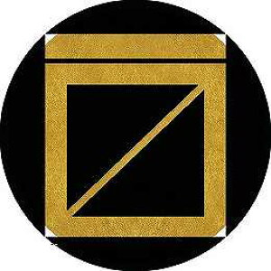 【送料無料】家紋シール 枡に枡掻 丸型 or 四角 KS-3117