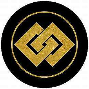 【送料無料】家紋シール 糸輪に違い釘抜き 丸型 or 四角 KS-5391