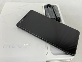 (中古) HTC U12+ セラミックブラック /99HAPA003-00、SIMフリー