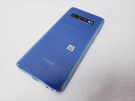 (中古) SC-03L プリズムブルー /Galaxy S10 【SIMロック解除品】、docomo