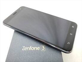 (中古) ZenFone3 サファイアブラック /ZE552KL-BK64S4 【国内版 SIMFREE】、SIMフリー