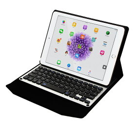 【送料無料】iPad PRO9.7inch/Air2用 超薄型Bluetooth接続キーボードケース 内蔵アルミキーボード兼スタンド兼カバー☆全4色