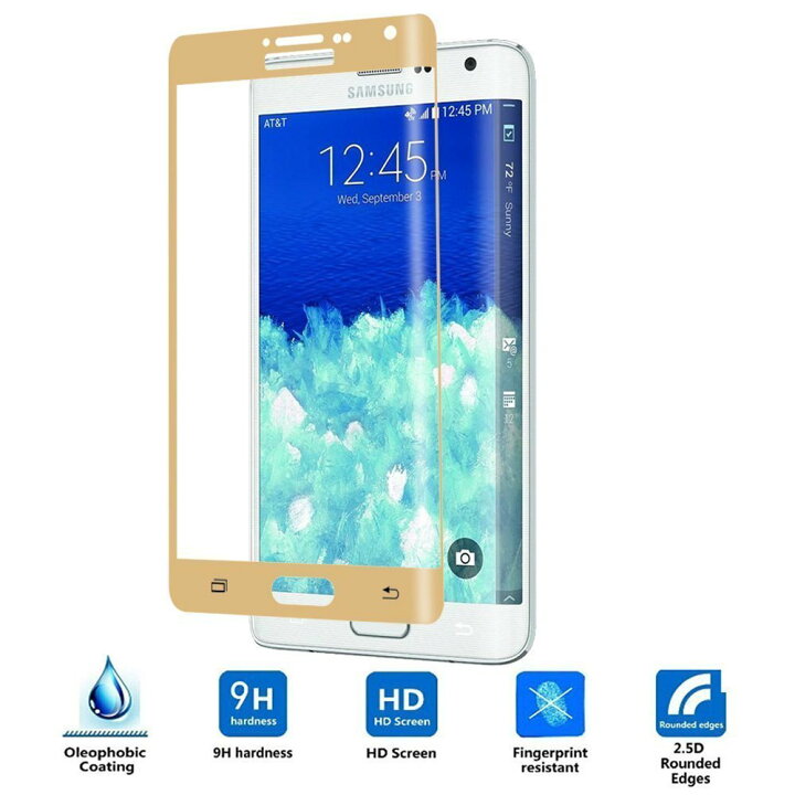 楽天市場】Galaxy Note Edge ガラスフィルム 3D 強化ガラスフィルム 
