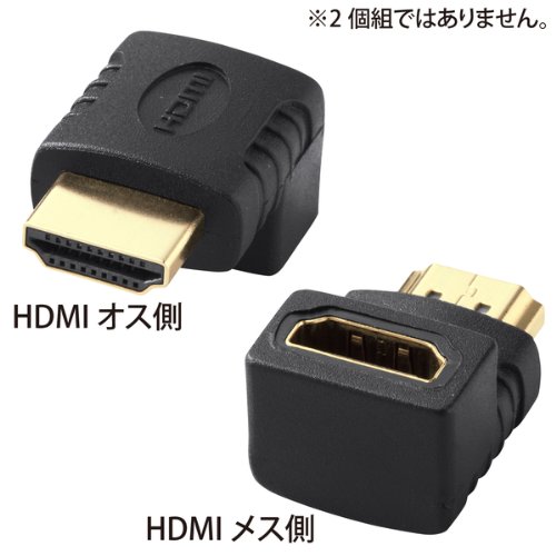 送料無料 代引き対象外になります HDMI to L字型変換アダプタ 正規販売店 メス 標準HDMIオス 春の新作シューズ満載