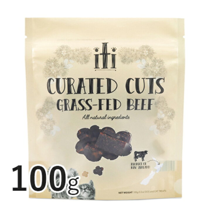 楽天市場 イティトリーツ 凝縮カットビーフ 腸内ケア 100g Iti 犬 猫 おやつ トリーツ ジャーキー ビーフ 牛 ケア リンゴ酢 未来アクアリウム 楽天市場店
