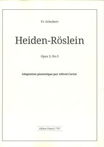 �s�A�m �y�� �V���[�x���g | ��΂� ��i3-3(�R���g�[�ҋ�) | Heiden Roslein Op.3-3
